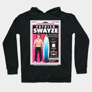 Patrick Swayze Shirtless Hot Bod Movie Action Figure Hoodie